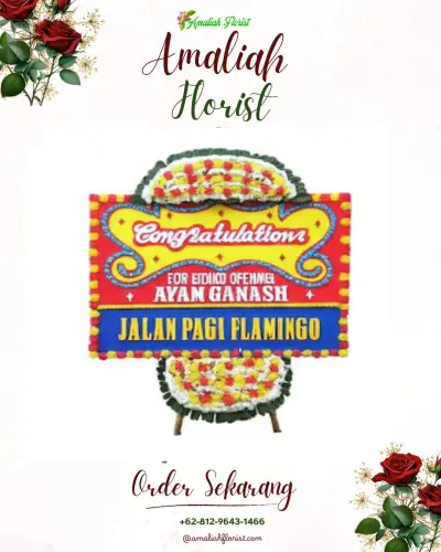 Bunga Papan Congratulation di Krembangan